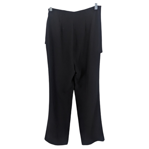 Cinq A Sept Drape Dress Pants Womens 8 Black Dressy Formal Cocktail Party - Picture 4 of 14
